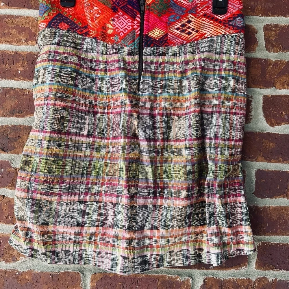 Liz Alig fair trade multi‎ pattern skirt size small